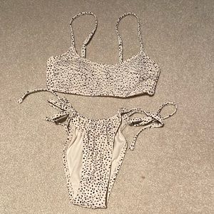 Target Dalmatian print swimsuit (top and bottom)